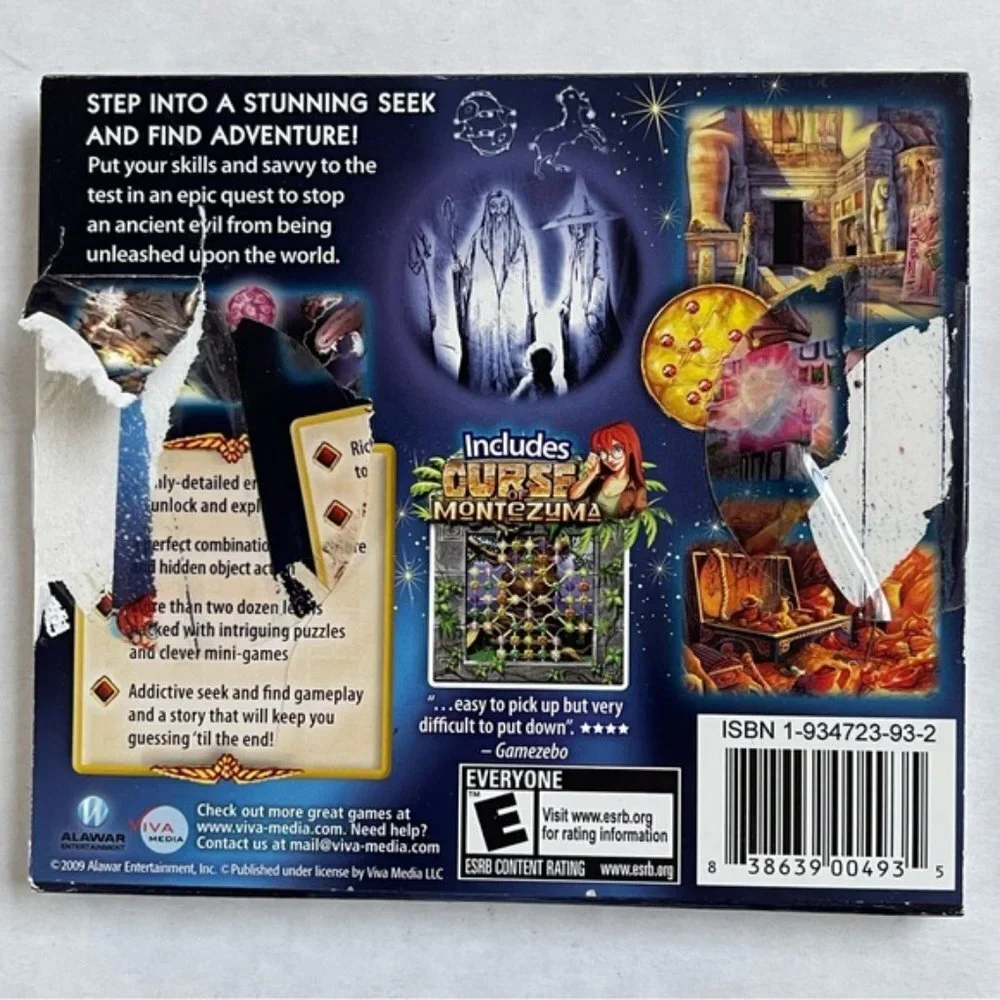 Magic Encyclopedia Curse of Montezuma Mystery PC Games CD ROM E ESRB Viva Media
